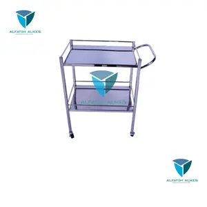 Trolley Instrument medis 2 rack stainless steel