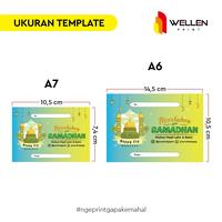 Gambar WELLEN PRINT - Kartu Ucapan Lebaran / Greeting Card Hampers Idul Fitri / Parcel Lebaran Cetak 1 Sisi Special Eid Mubarak - Art Carton 260, A6 14.8x10.5 CM dari WELLEN PRINT OFFICIAL Kota Administrasi Jakarta Selatan 4 Tokopedia