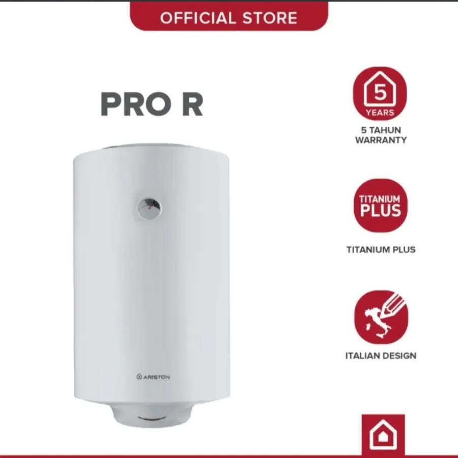 Ariston Pro R 80 L 1Vertikal Electric Water Heater 1200 Watt