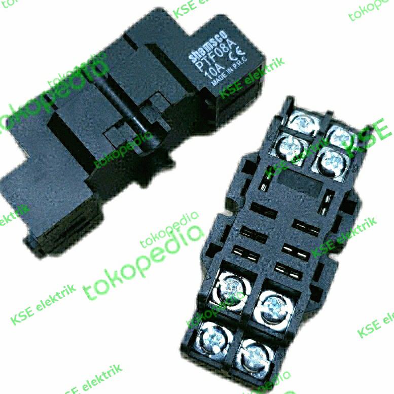 Socket Relay LY2 /8pin type PTF-08 Merk SHEMCO - Shop | Tokopedia