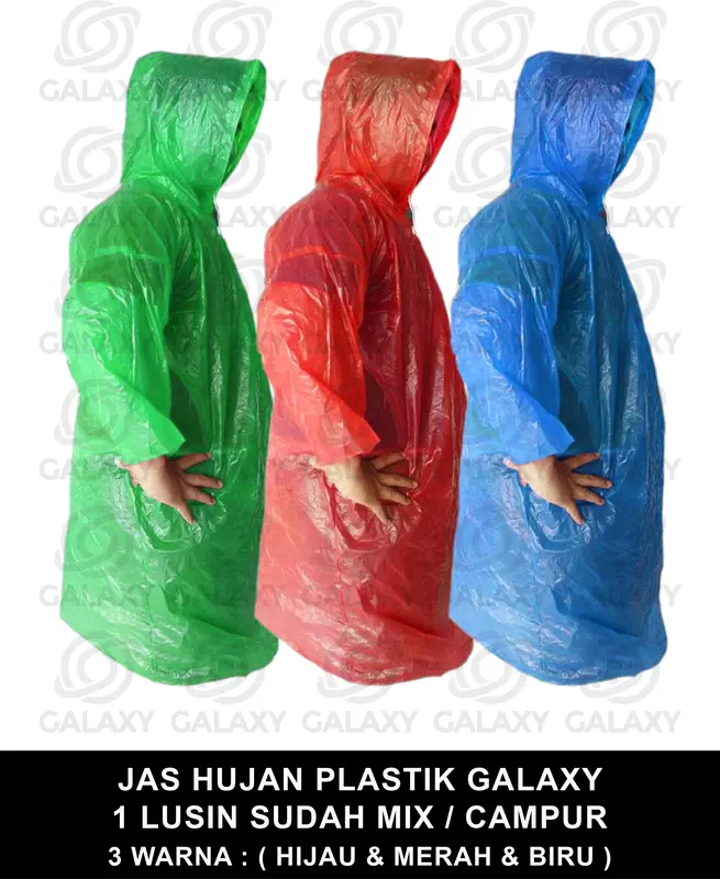 Jas Hujan Ponco Plastik - Jas Hujan Plastik 3