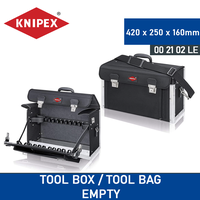 Gambar Tool Box Toolbox 00 21 02 LE Knipex Tool Bags Empty dari warungtools Kota Administrasi Jakarta Utara 1 Tokopedia