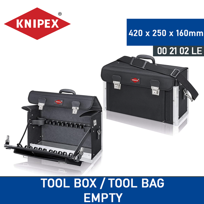 Gambar Tool Box Toolbox 00 21 02 LE Knipex Tool Bags Empty dari warungtools Kota Administrasi Jakarta Utara Tokopedia