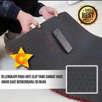 Gambar Karpet Karet Mie Bihun Premium Anti Slip METERAN - HITAM ABU dari GudangKarpetNew Kota Tangerang 4 Tokopedia
