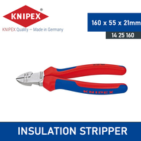 Gambar Tang Potong 14 25 160 Knipex Diagonal Insulation Stripper Pliers dari warungtools Kota Administrasi Jakarta Utara 1 Tokopedia