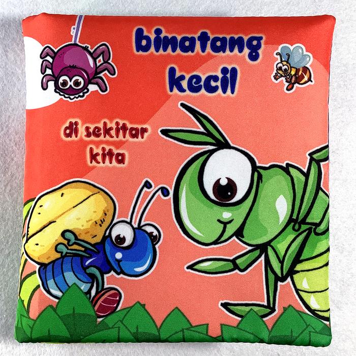 Gambar Buku Kain/Buku Bantal/Softbook: Binatang Kecil di Sekitar Kita dari TokoPipo_NEW Kota Bandung Tokopedia