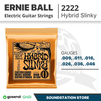 Gambar ERNIE BALL 2222 HYBRID SLINKY ELECTRIC GUITAR STRINGS, 9-46 dari SoundStation Store Kota Tangerang Selatan 1 Tokopedia