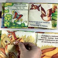 Gambar Buku Kain/Buku Bantal/Softbook: Ayo Melihat Gerak Gerik Binatang dari TokoPipo_NEW Kota Bandung 3 Tokopedia