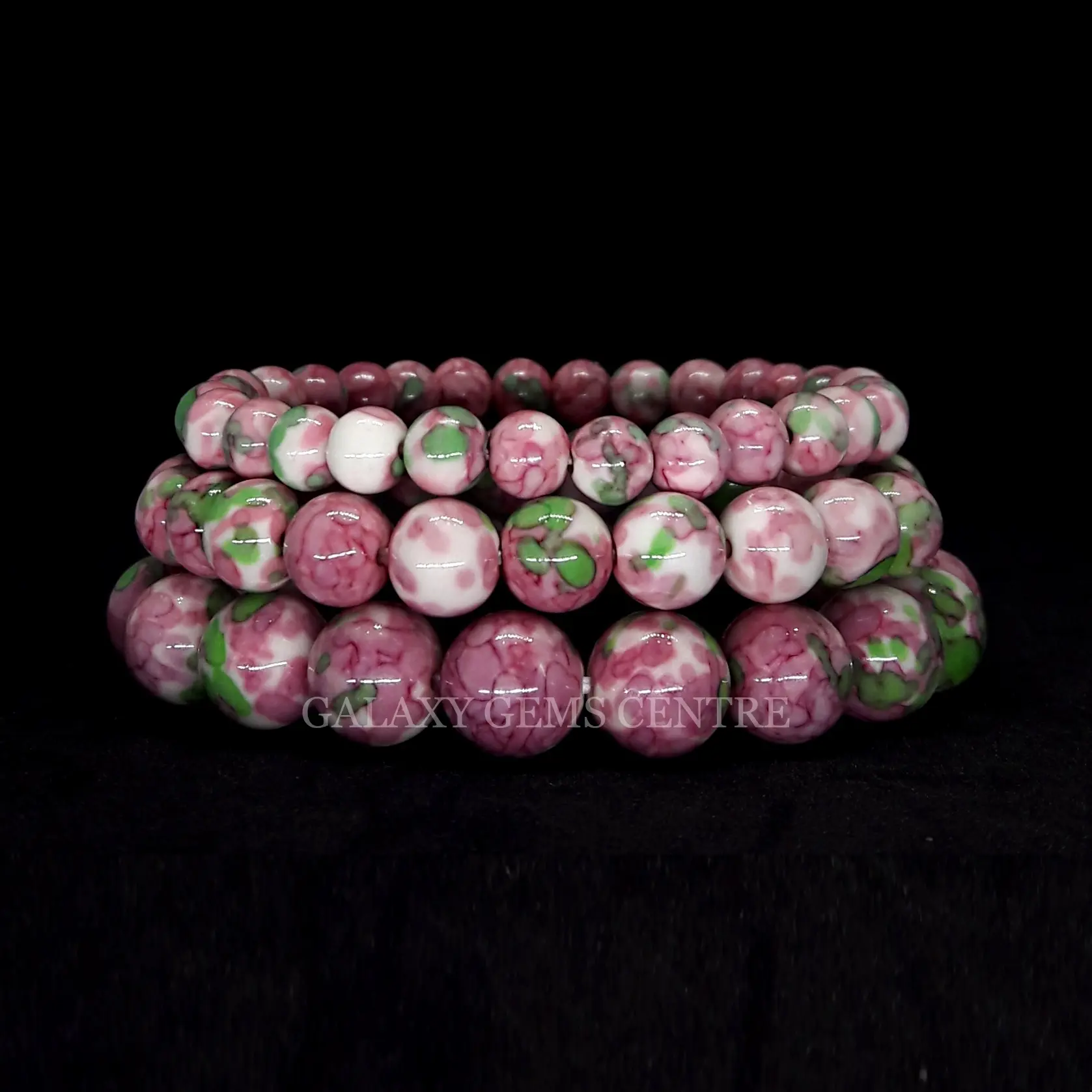 GELANG PRIA WANITA PIRUS PINK ORIGINAL STONE
