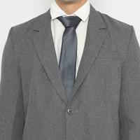 Gambar Code Male Jas Kancing 2 Wool Touch Abu Muda Slimfit - Bar Abu Muda, XS dari Code Male Kota Administrasi Jakarta Timur 5 Tokopedia