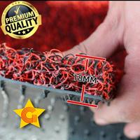 Gambar Karpet Karet Mie Bihun Premium Anti Slip METERAN - HITAM ABU dari GudangKarpetNew Kota Tangerang 3 Tokopedia