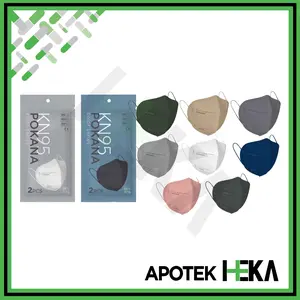 Masker Pokana Adult KN-95 isi 2 - Masker Dewasa Warna