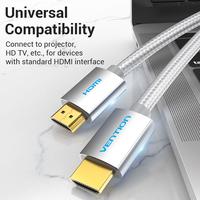 Gambar Vention [AAB 2M] Kabel High Speed Cotton Braided HDMI v2.0b 4K dari Vention Authorized Store Kota Administrasi Jakarta Barat 5 Tokopedia