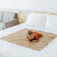 Gambar Little Lader MIDI Versatile Vegan Leather Mat, Alas Ompol Perlak Bayi - Tan dari leevierrakids Kota Administrasi Jakarta Utara 3 Tokopedia