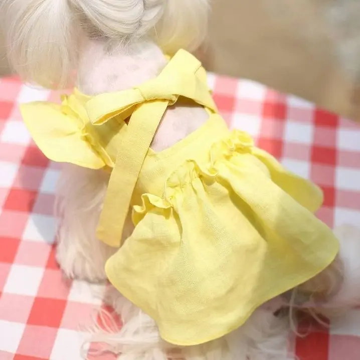 Luna Korean Dress Baju Rok Hewan Anjing Kucing Lucu Premium