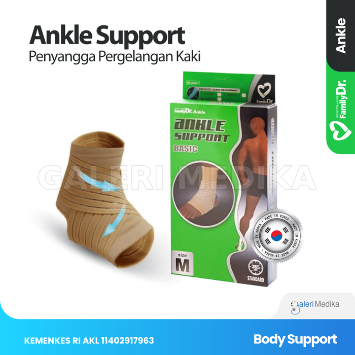 Jual Family Dr Ankle Support - Penyangga Kaki - Black - L - Kab ...