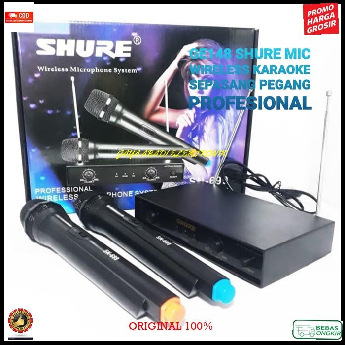 Gambar G148 SHURE QC WIRELESS DUAL MIK WIRELES SEPASANG MIKROPON MIKROPHONE D dari GROSIR ONLINE123 Kota Administrasi Jakarta Barat Tokopedia