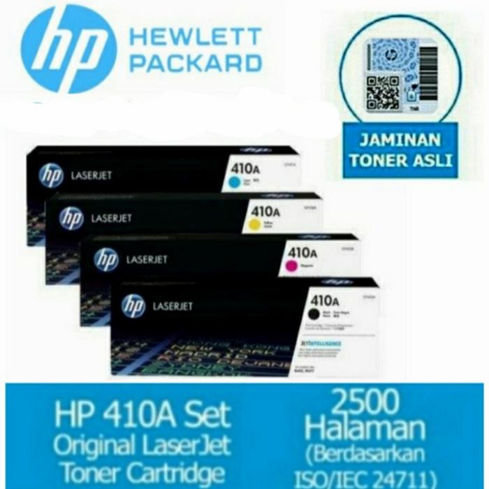 Jual hp laserjet 410A original [B, C, Y, M] M452dw, M452dn, M452nw ...
