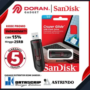 FLASHDISK SANDISK 32GB CRUZER GLIDE CZ600 USB 3.0 / FLASH DISK 32 GB