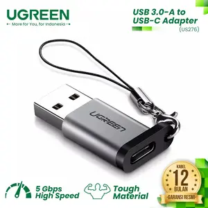 UGREEN Adapter USB 3.0-A (Male) To USB-C (Female) - US276 [50533] RESMI