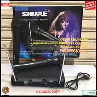 Gambar G148 SHURE QC WIRELESS DUAL MIK WIRELES SEPASANG MIKROPON MIKROPHONE D dari GROSIR ONLINE123 Kota Administrasi Jakarta Barat 4 Tokopedia