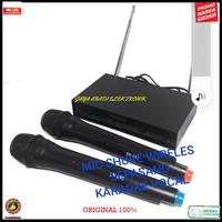 Gambar G148 SHURE QC WIRELESS DUAL MIK WIRELES SEPASANG MIKROPON MIKROPHONE D dari GROSIR ONLINE123 Kota Administrasi Jakarta Barat 5 Tokopedia