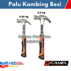 CAMEL Palu Kambing Gagang Besi 0.25 kg - 0.5 kg | 8 - 16oz
