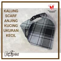 Gambar Kalung Anjing Kucing Scarf Bandana Collar S Gray Tartan Plaid 2 dari Fooper Kota Administrasi Jakarta Barat 1 Tokopedia