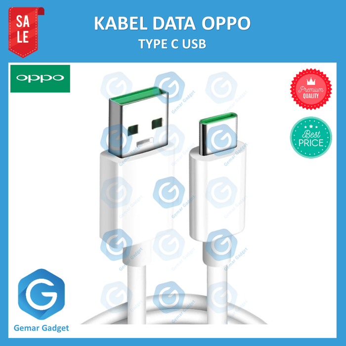 Gambar Kabel Data Oppo Type C Usb dari GemarGadget Kota Surabaya Tokopedia