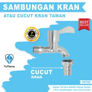 Cucut / Moncong / Sambungan Kran Taman / Mesin Cuci 1/2 inch