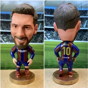 FIGUR MINI PEMAIN BOLA BARCELONA Barca Cules Sepakbola Messi Ronaldinho