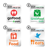 Gambar Stiker Vynil Gofood dari Desain Vantasy Kota Surakarta 2 Tokopedia