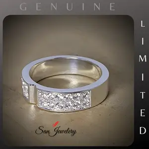 cincin wanita nikah tunangan kawin perak platina paladium emas putih custom size    010520