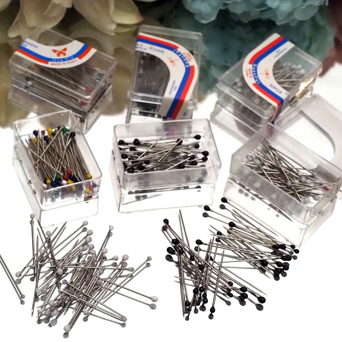 Jarum Pentul Hijab / Jarum Pentul Mini /Head Pins Kecil Kotak Murah