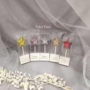 Lilin Star / Heart / lilin bintang / lilin hati / lilin ulang tahun