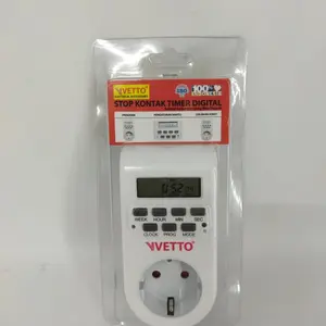Vetto Timer Digital - Timer Digital Listrik Max 1 Minggu