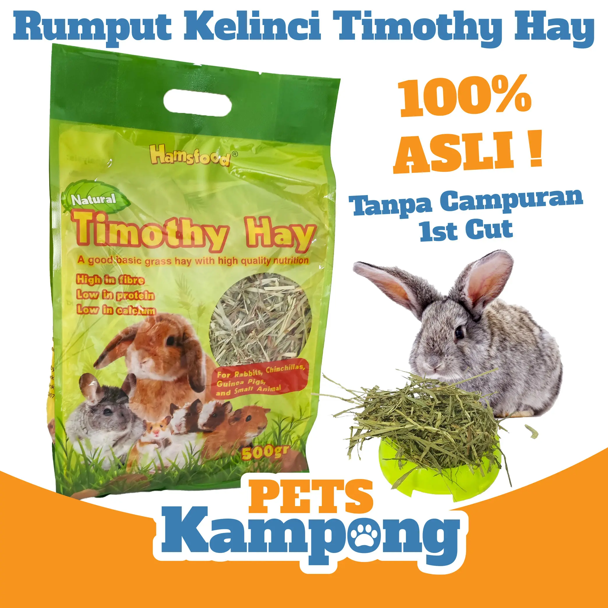 Rumput hewan Rumput kelinci Timothy hay Makanan Kelinci