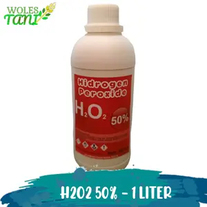 Growmore Fungisida Petani Milenial H2O 1 Liter Hidrogen Peroksida untuk tanaman, pembersih noda marmer, pemutih dan lain-lain Kadar 50%