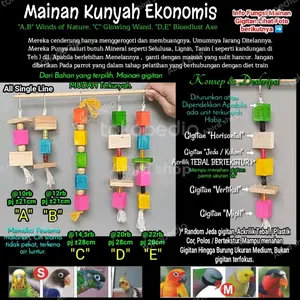 Mainan Gigitan Burung Parrot Ekonomis