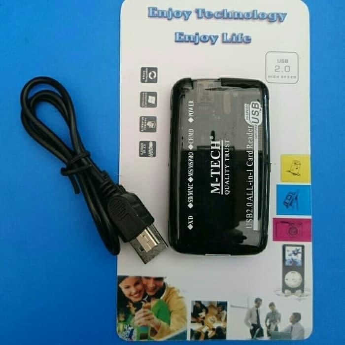 Gambar CARD READER ALL IN 1 MINI TRANSPARAN (6 SLOT) dari semestaonline Kota Malang Tokopedia