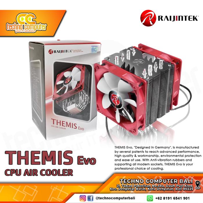 Gambar HSF Raijintek THEMIS Evo Dual Fan - Advanced Performance dari Techno Computer Bali Kota Denpasar Tokopedia