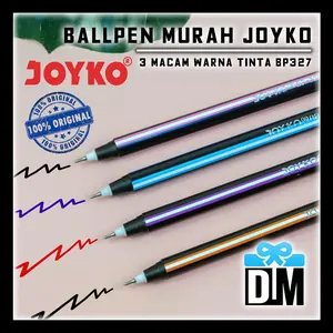 Bolpoin Lilin Warna Warni Ball Pen Pulpen Pena Ballpoint Joyko BP-327
