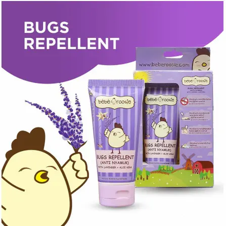 Bebe Roosie Bugs Repellent ukuran 60ml