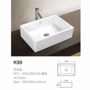 Wastafel Kotak Meja Wikea Produk Impor k99 White