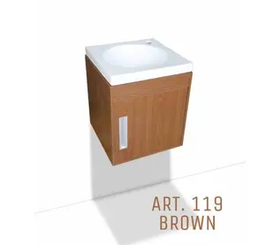 WASTAFEL CERAMIC dengan CABINET GANTUNG SET / LEMARI 119 + K134