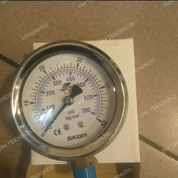 Pressure Gauge Raket SKON SS Brass 21/2"(inch)/50kg