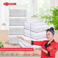 Gambar Silicook Food Container Solution 4x1200ml + 4x600ml Deep+ 2x600ml Flat dari Silicook Indonesia Kota Administrasi Jakarta Barat 1 Tokopedia