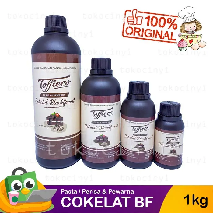 Toffieco Pasta Perisa & Pewarna - Cokelat Blackforest 1kg