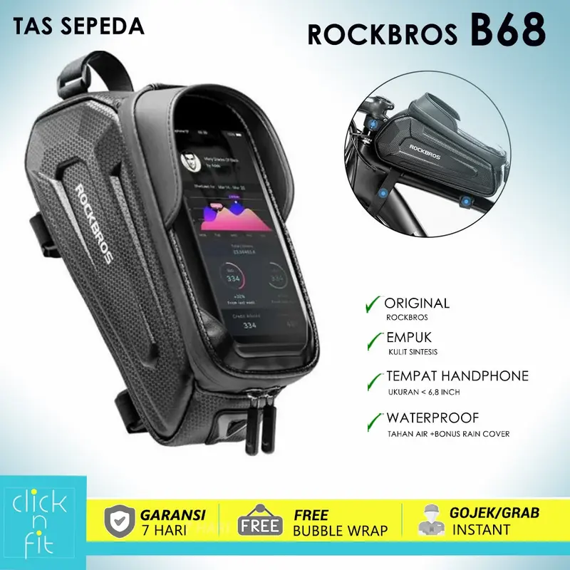 original  Tas sepeda rockbros waterproof (Model B68) 0
