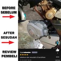 Gambar Mr. Poank COD Cairan Pembersih Mesin Motor 500ml - Engine Cleaner Ampuh & Premium Bonus Kuas & Sarung Tangan Plastik Senilai Rp 10.000 Besi Car Oli Pengkilap dari Mr Poank Original Kab. Tangerang 4 Tokopedia